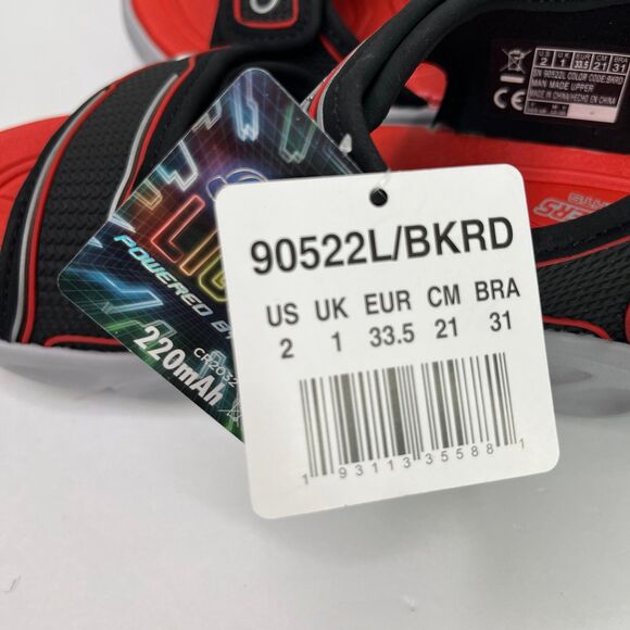 Sketchers Boys Hypno-Splash Light Up Sandals New Size 2 #554 - Picture 11 of 11